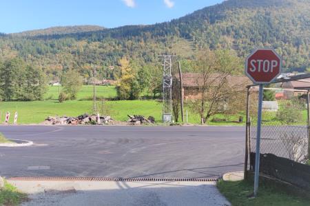 Cesta na Laze - križišče_obnova 2